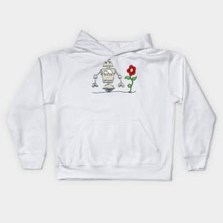 Flower Bot Kids Hoodie